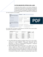 Espectroscopia Por Absorción Atómica en Llama