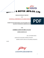 Acknowledgements: Godrej & Boyce MFG - Co.Ltd