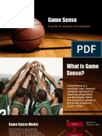 Game Sense: A Guide For Parents and Students