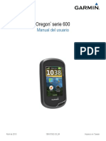 GPS Garmin Oregon 600 Manual en Español.