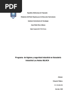 Programa de Higiene y Seguridad Industrial en GILACA