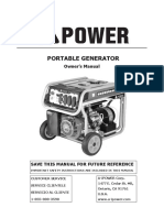 A-I Power Generator Manual (SUA12000E)