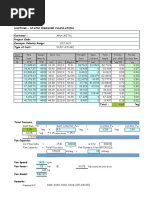 Ducting - Static Pressure Calculation Customer: Project Code: Conveyor Velocity Range: Type of Dust