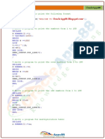 Oracle PLSQL Programs