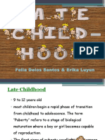 Late Childhood 2