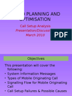 Call Setup Process and Failure Analysis