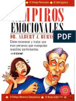 Vampiro Emocionales - Dr. Albert J. Bernst - Albert Bernstein