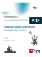 Vivisecting WhatsApp in Cellular Networks-Servers Flows and Quality of Experience