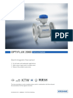 Krohne OPTIFLUX2000 Datasheet