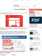 Learn AutoCAD Basics in 21 DAYS - Tutorial45