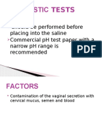 PH Should Be Performed Before Placing Into The Saline Commercial PH Test Paper With A Narrow PH Range Is Recommended