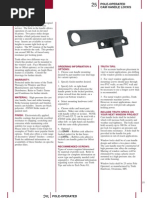 25 Series TrimLine POLE-OPERATED CAM HANDLE LOCKS