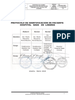 Protocolo Identificacion de Paciente H.B.L.