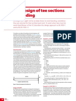 Design of TEE Sections in Bending