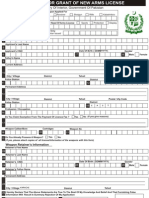 Ministry of Interior Arms License Application Form Fillable