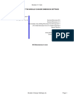 Trent 700 Module Change Dimension Settings