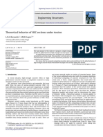 Theoretical Behavior of HSC Sections Under Torsion