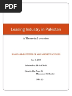 Leasing Industry in Pakistan