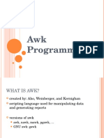 Awk Programming