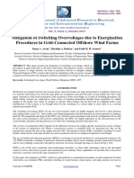 Mitigation of Switching Overvoltages Due To Energization Procedures in Grid-Connected Offshore Wind Farms