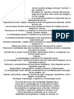 La Palabra Antropología Proviene de Los Vocablos Griegos Antropos