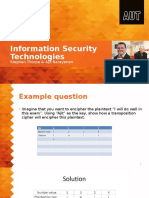 Information Security Technologies: Stephen Thorpe & Ajit Narayanan