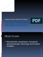 Teknologi Wireless/Mobile: Teknologi Komunikasi