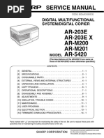 Sharp Ar m200-m201-203-5420 SM PG