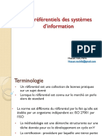 Les Référentiels Des Systèmes D'information