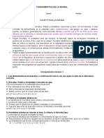 GUIA 1 FUndamentos de La Moral 4º