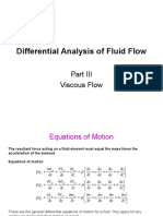 CH 6 Differential Analysis of Fluid Flow Part III Viscous Flow