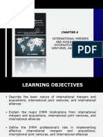 International Mergers and Acquisitions, International Joint Ventures, and Alliances