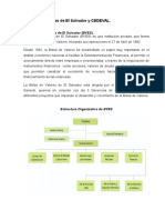 Bolsa de Valores de El Salvador y CEDEVAL