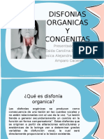 Disfonias Organicas y Congenitas