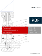 MPower (Mostro) Data Sheet Gate Valve S43 NEW Edition 2009