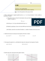 June Exam: Part III: Section I: Open Response - Answer The Questions in The Space Provided