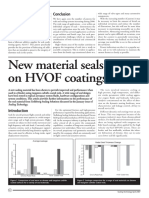 New Material Seals Better On HVOF Coatings