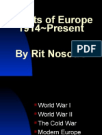 Events of Europe 1914 Present by Rit Nosotro