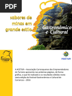 Relatório e Clipping Do 6º Festival Gastronômico e Cultural de Carrancas