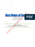 English Notes Aiou