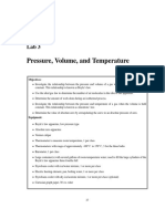 PHYS 1065 Lab 3 Pressure, Volume, and Temperature