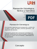 Planeación Estratégica Táctica y Operativa