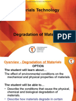 Degradation of Materials