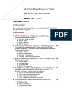 02 - Knowledge Area Quiz Project Scope Management