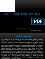 Cap. V - Fase Tardimagmatica