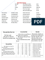 Sight Words Sentences Sight Words Phrases