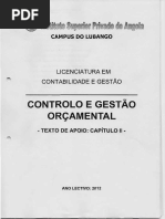 Controlo e Gestão Orçamental II