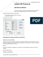 Configuration Switch HP Procurve