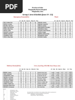 (June 19-22) GRP 1 Area Schedule