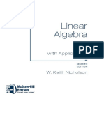 Linear Algebra With Applications